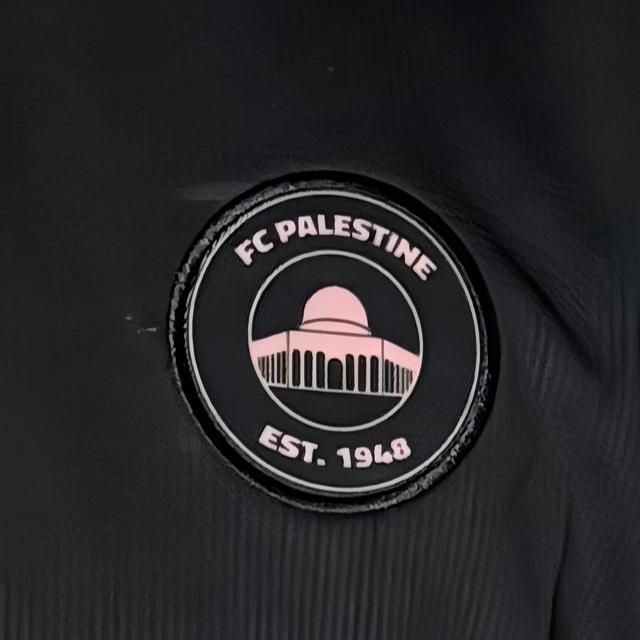 FC pink palestine football jersey logo